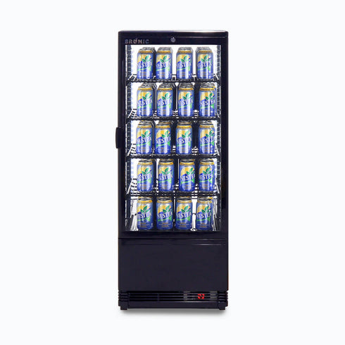 Bromic Flat Glass 98L LED Countertop Beverage Chiller - CT0100G4B